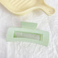 Beau - Geometric Plastic Line Detail Claw Hair Clip