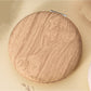Mirroray - Woodgrain Pattern Round Makeup Mirror