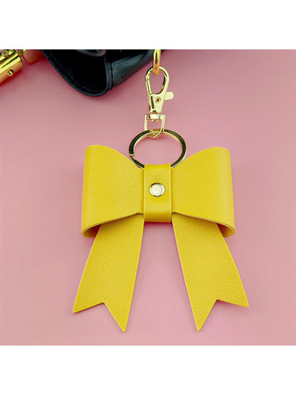 Keypus - Modern Simple Bow Shape Bag Charm Keychain