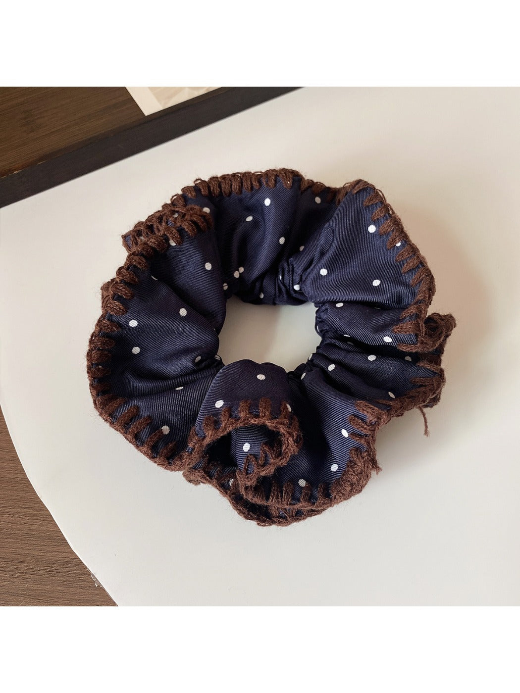 Gifty - Color Block Polka Dot Hair Tie