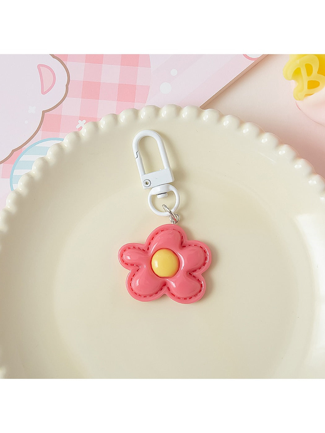 Keypus - Cute Colorful Flower Keychain