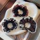 Gifty - Plaid Polyester Fabric Elastic Scrunchie