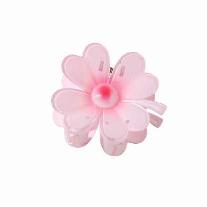 Beau - Layered Flower Petal Decorative Claw Clip