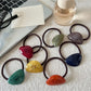 Gifty - Textured Acetate Oval Hair Tie