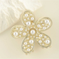 Beau - Five Petal Alloy Flower Claw Clip