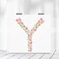 Mirroray - Floral Letter Pattern Foldable Makeup Mirror