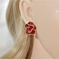 Earedge - Minimalist Camellia Shaped Earrings
