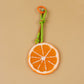 Keypus - Fruit Pendant PU Bag Charm Keychain