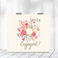 Mirroray - Floral Wreath Illustrated Folding Mirror