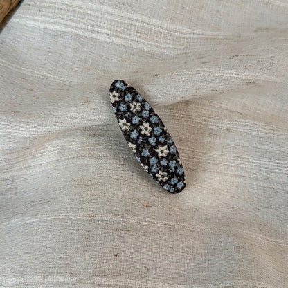 Beau - Floral Pattern Fabric Hair Clip