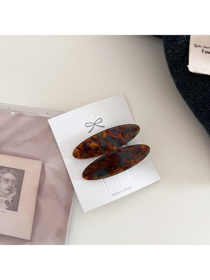 Beau - Vintage Inspired Oval Shaped Hair Clip