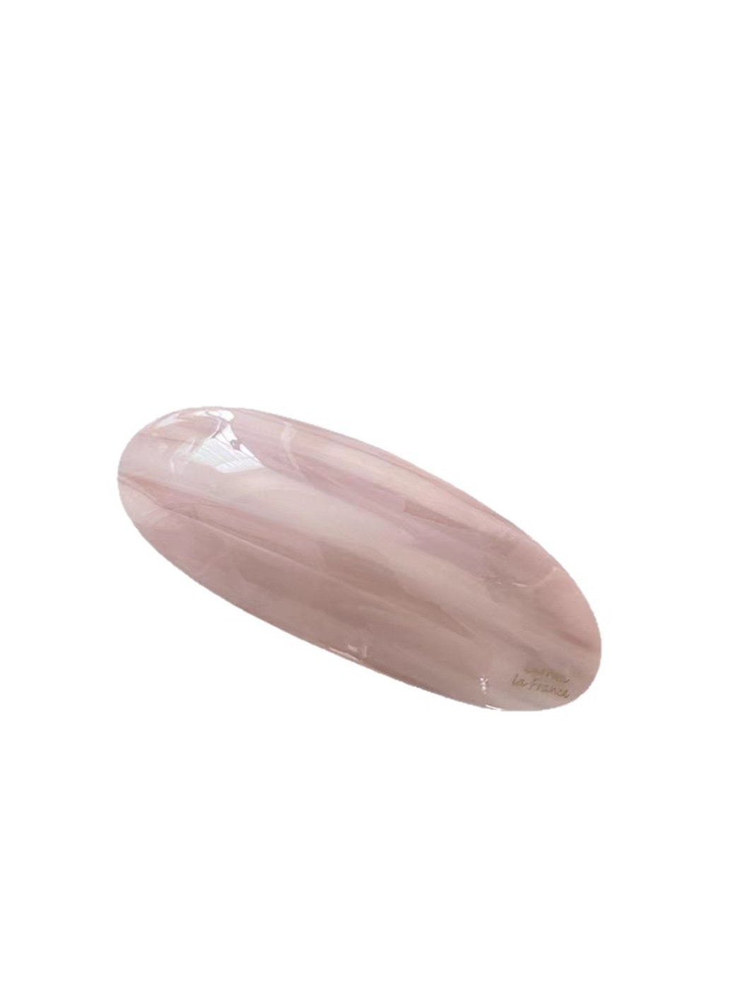 Beau - Oval Acetate Fiber Gloss Finish Hair Clip