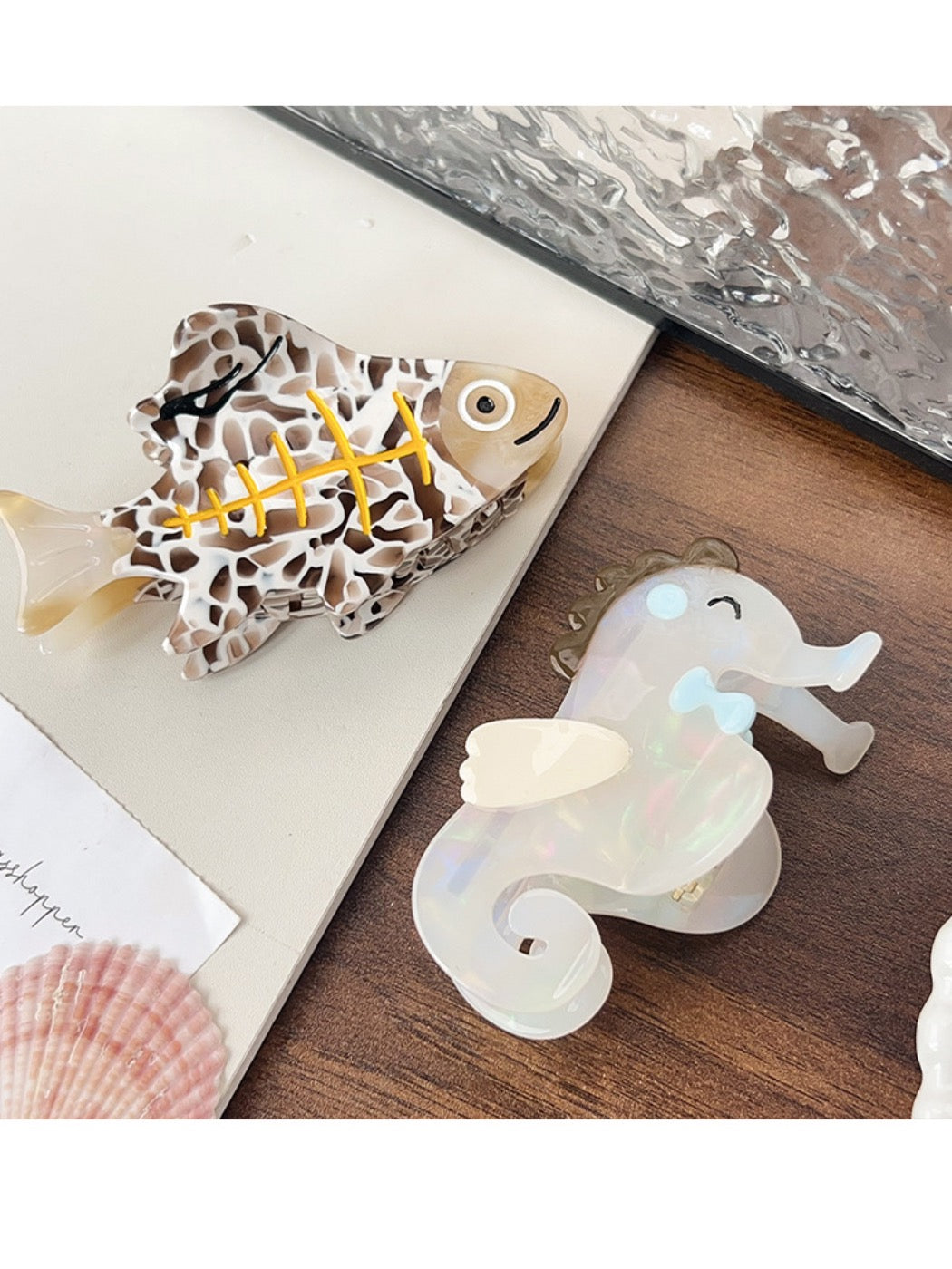 Beau - Ocean Series Acetate Cartoon Hair Clip