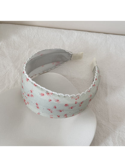 Gifty - Women's Floral Print Wide Fabric Headband