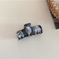 Beau - Square Acrylic Metal Hair Claw Clip
