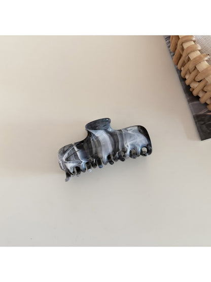 Beau - Square Acrylic Metal Hair Claw Clip