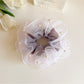 Gifty - Layered Organza Look Bead Detail Scrunchie