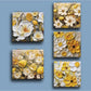 Mirroray - Oil Painting Floral Square Vanity Mirror