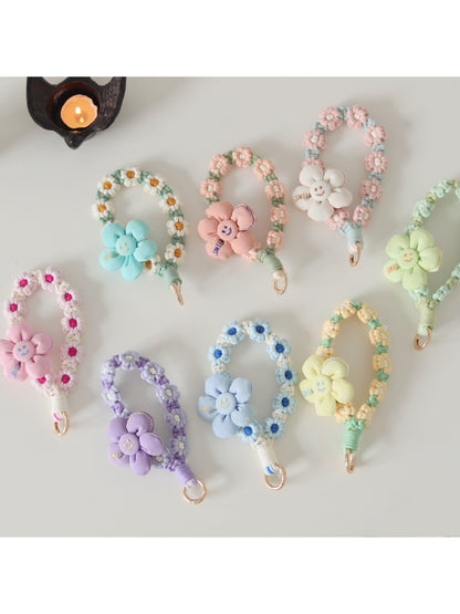 Keypus - Adorable Floral Keychain  Flower Charm