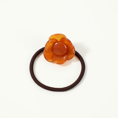 Gifty - Acetate Flower Hair Tie for High Ponytail Bun