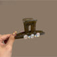 Beau - Plastic Alloy Beaded Decorative Hair Claw Clip