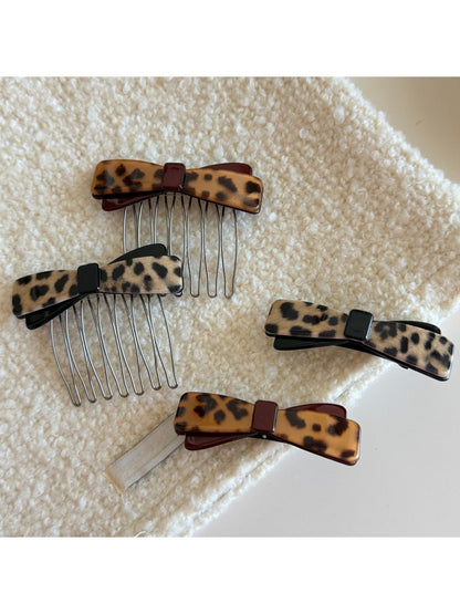 Beau - Cute Bow-Shaped Side Hair Clip