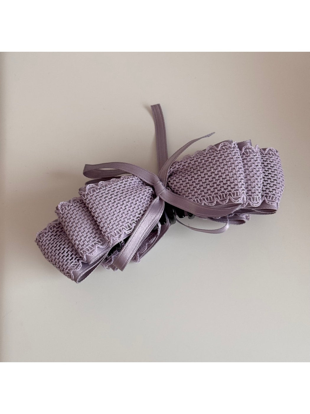 Beau - Three Layer Bow Decorative Banana Clip
