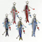 Keypus - Segmented Fish Bag Charm Keychain