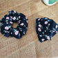 Gifty - Floral Print Square Scarf Style Scrunchie