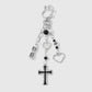 Keypus - Vintage Y2K Cross Charm Keychain