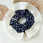 Gifty - Polka Dot Lace Scrunchie Hair Ban