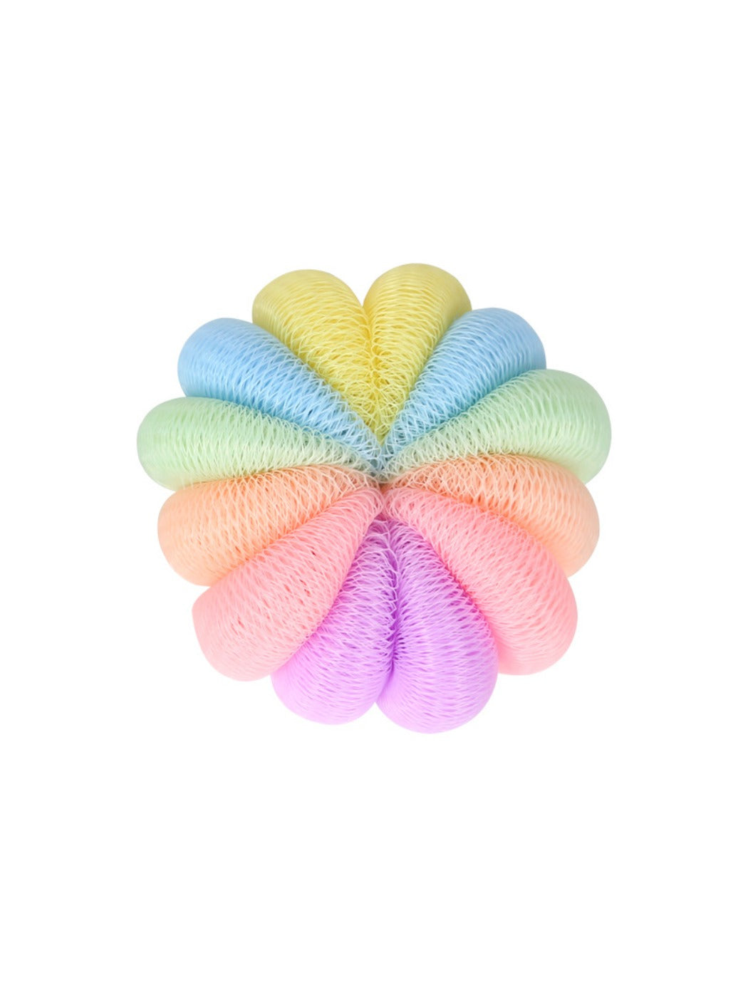 Papo - Rainbow Color Block Bath Pouf
