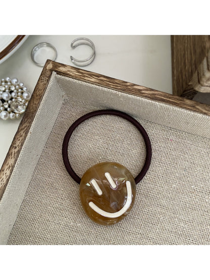 Gifty - Simple Cute Smiley Face Hair Tie
