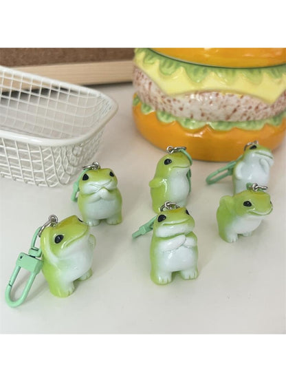 Keypus - Cute Cartoon Frog Bag Charm Alloy Keychain