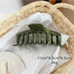 Beau - Marbled Gloss Finish Shape Hair Clip