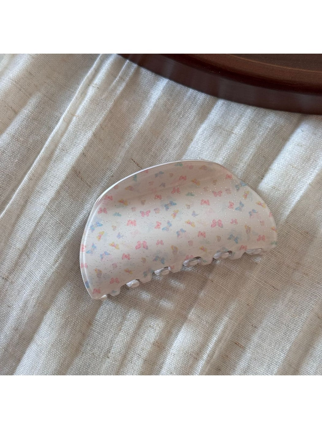Beau - Acrylic Butterfly Print Patterned Hair Claw Clip