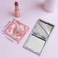 Mirroray - Butterfly Print PU Folding Makeup Mirror