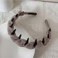 Gifty - Minimalist Polyester Toothed Wave Shape Headband