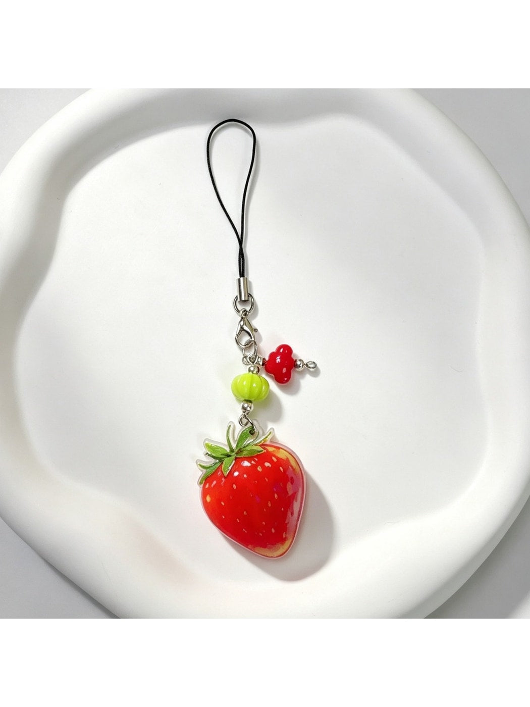 Keypus - Playful Acrylic Fruit Pendant Keychain