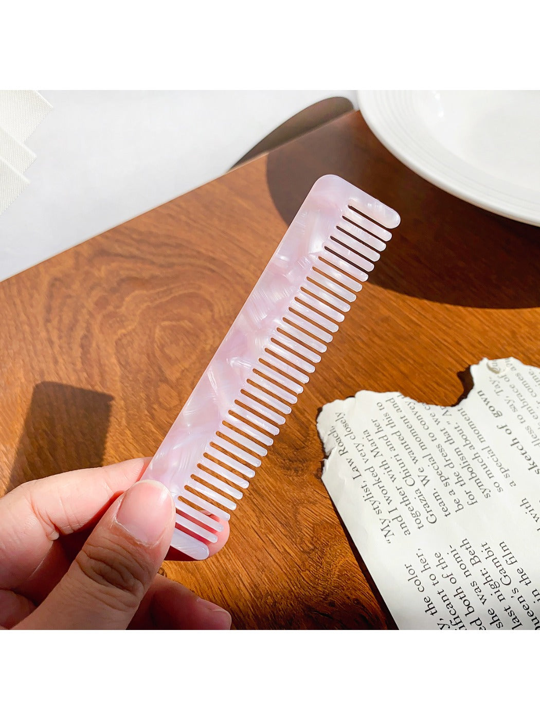 Camerow - Stylish Acetate Hair Comb Minimalist Design