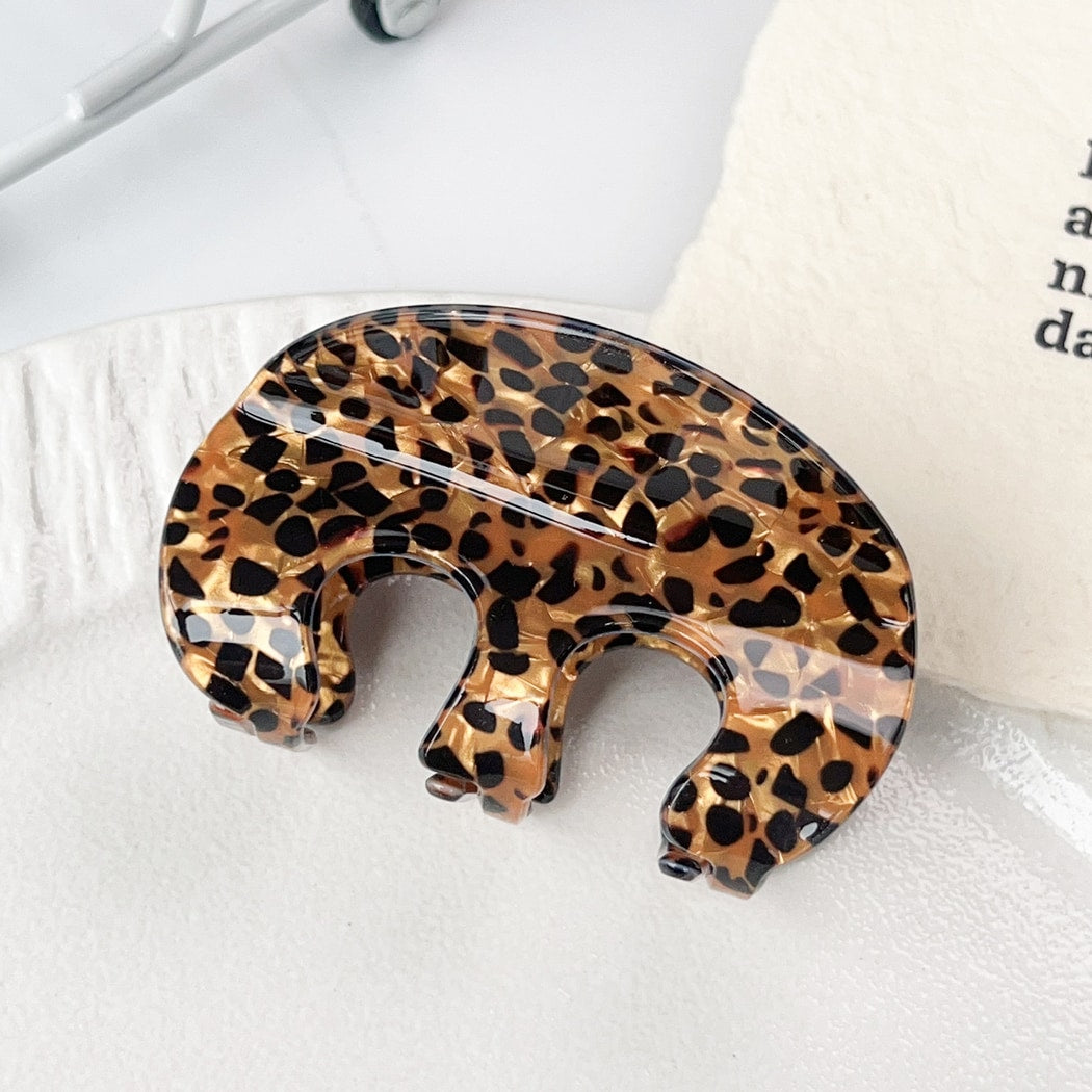 Beau - Elegant Style Leopard Print Claw Clip