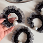 Gifty - High Stretch Plaid Ruffled Scrunchie