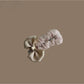 Beau - Pleated Fabric Bow Side Hair Clip