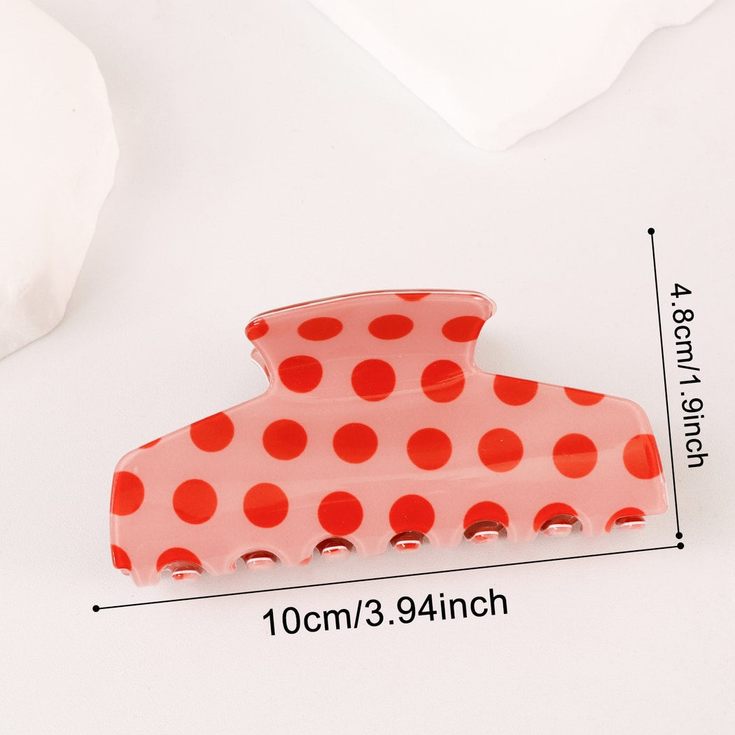 Beau - Simple Sweet Polka Dot Claw Clip