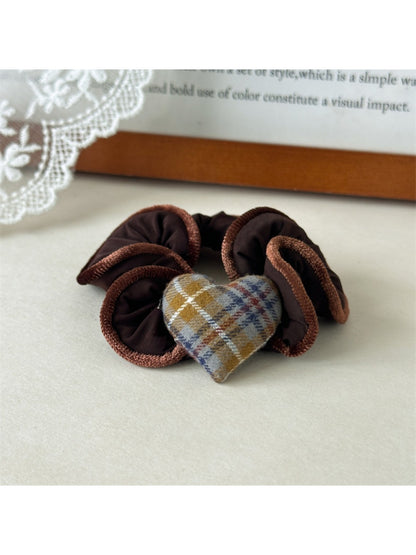 Gifty - Brown Heart Shaped Hair Tie