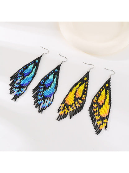 Earedge - Unique Butterfly Shaped Drop Earrings