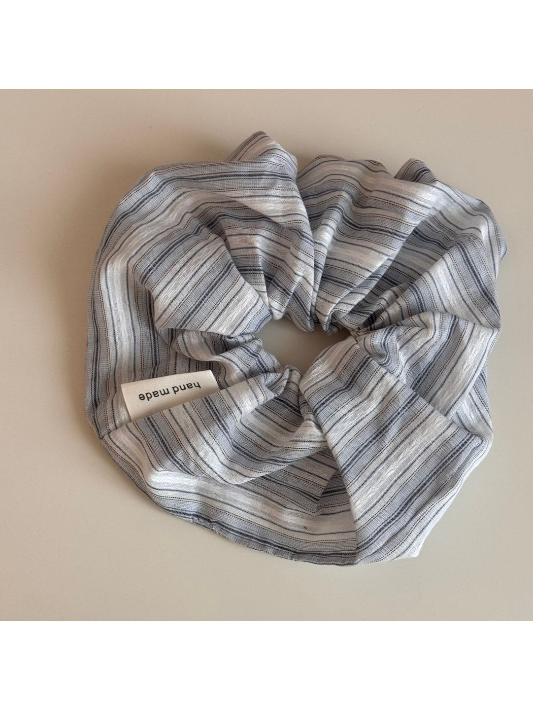 Gifty - Irregular Stripe Wrapped Headband and Scrunchie