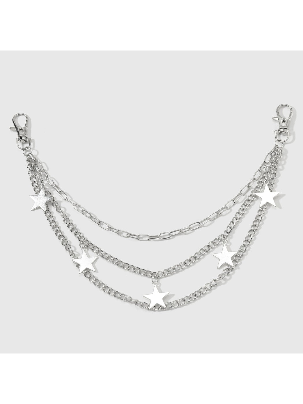 Keypus - Y2K Alloy Hollow Star Bag Charm Keychain