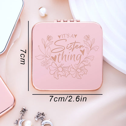 Mirroray - Alloy and Glass Pocket Makeup Mirror