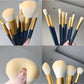 Smoosh 12 Piece Blue Makeup Brush product shape